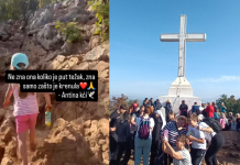 Bosonoga djevojčica penje se na Križevac za ozdravljenje oca: „Zna samo zašto je krenula”